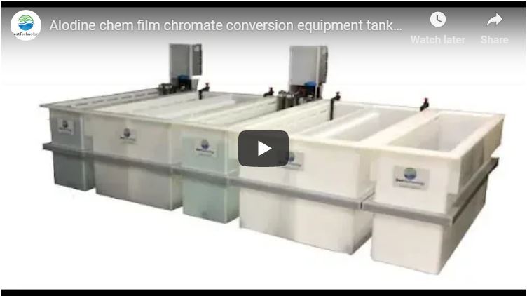 Alodine chem film chromate conversion equipment