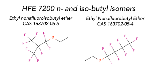 HFE 7200 Isomers